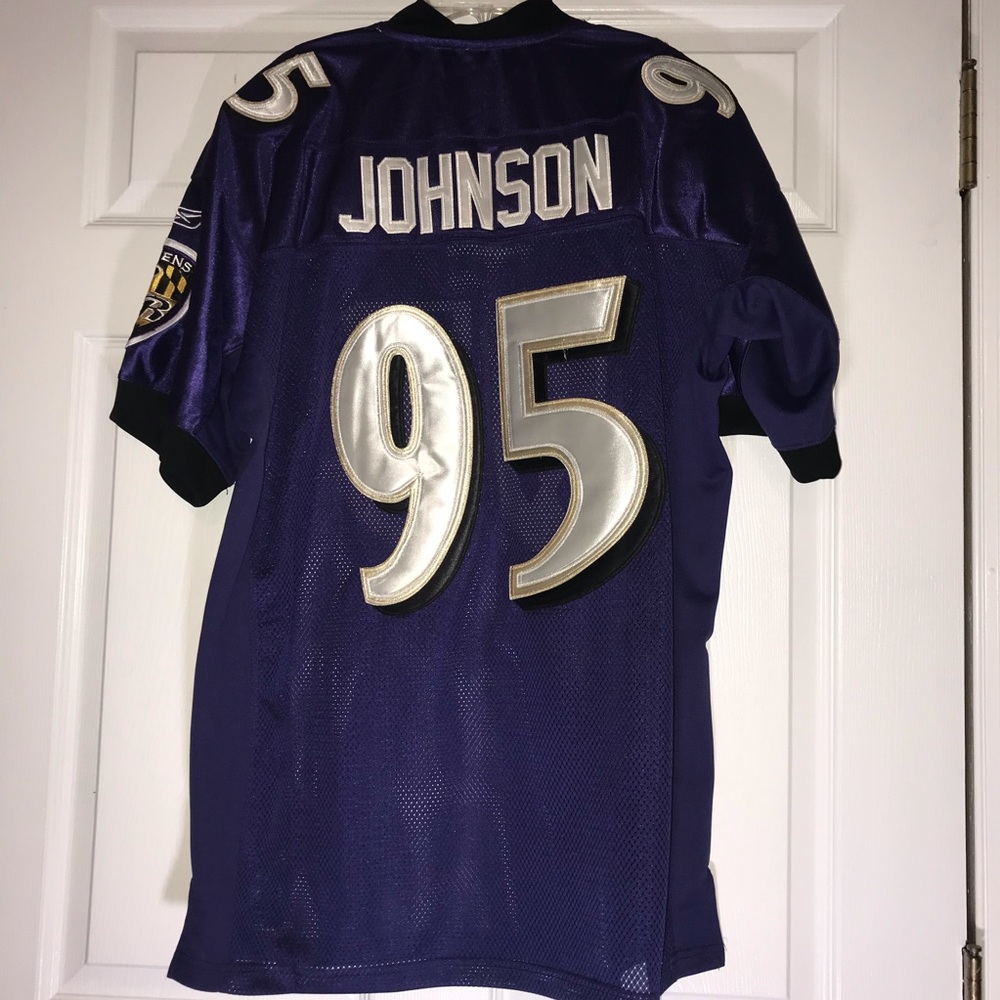 Jarret Johnson football jersey